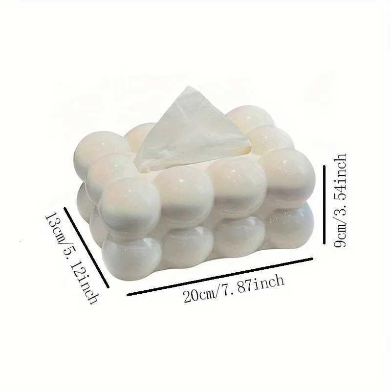 Modern Cloud-Shaped Glossy Plastic Tissue Box Holder Stylish He Decor for Kitchen Bedro Living Ro Decorative Item H251201