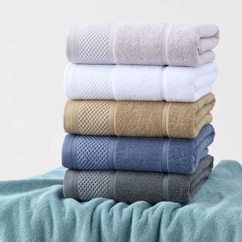 3pcs/set Cotton Hand Shower Towels Bath Towel for Adults High Absorbent Home Hotel Pure Thick Towels Bathroom Bath Towel Y251202