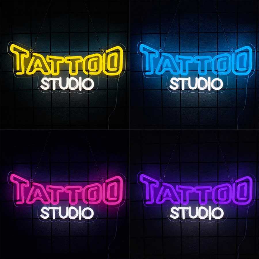 Tattoo Led Neon Sign Used For Tattoo Salon Studio Business Bedroom Beer Bar Garage Man Cave Decor Tattoo Lovers Gifts H251201
