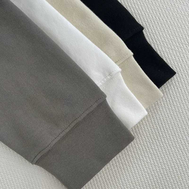 Season 7 Double Line Front and Back Double Row Flocking Letter Hoodies Classic High Street Mens Hoodie Loose Casual Couple Coat J251203