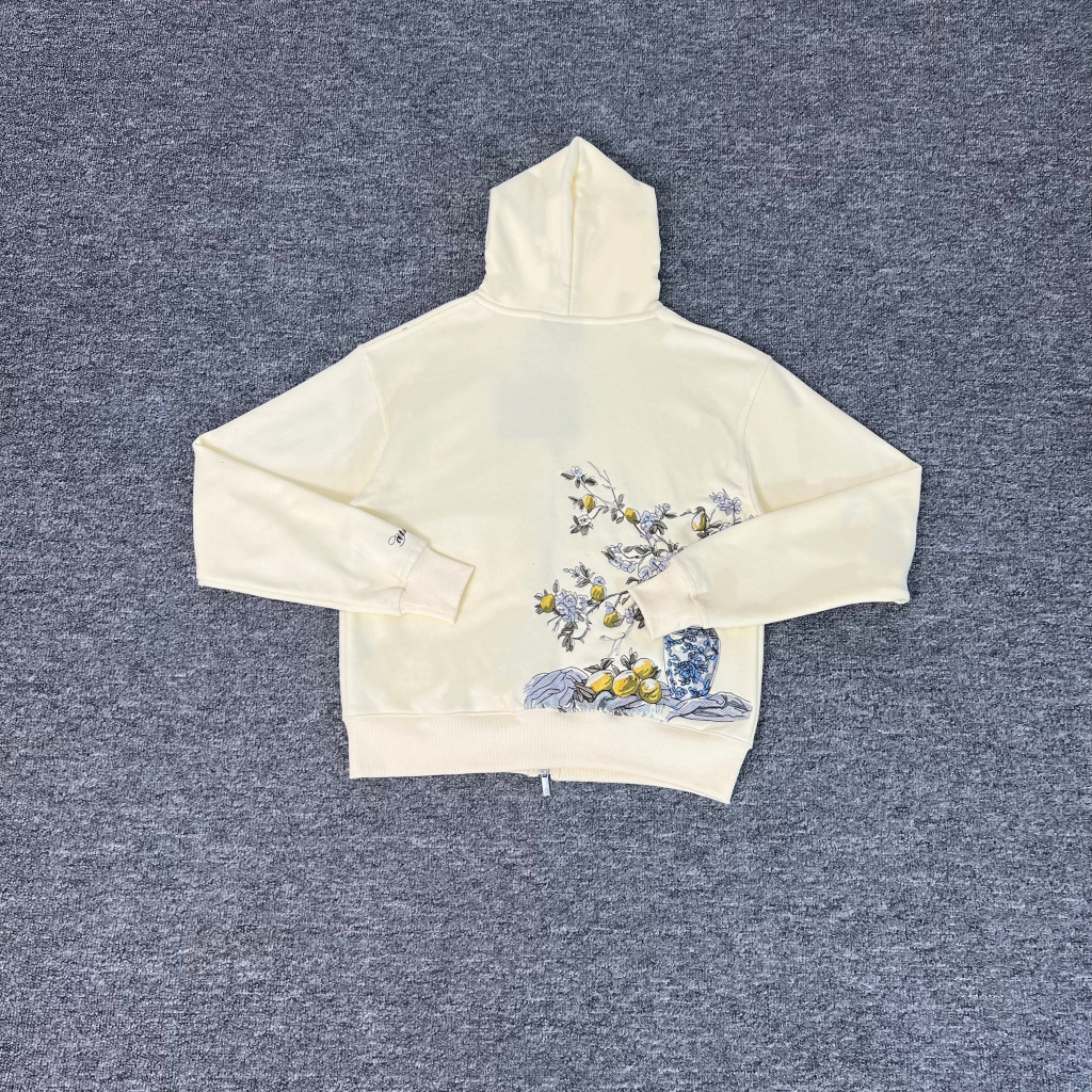 Men's Jeans Derschutze Blossom High Quality Embroidered Luxurious Design Vintage Street Hip Hop Gothic Loose Casual Denim Trousers Couples Baggy 