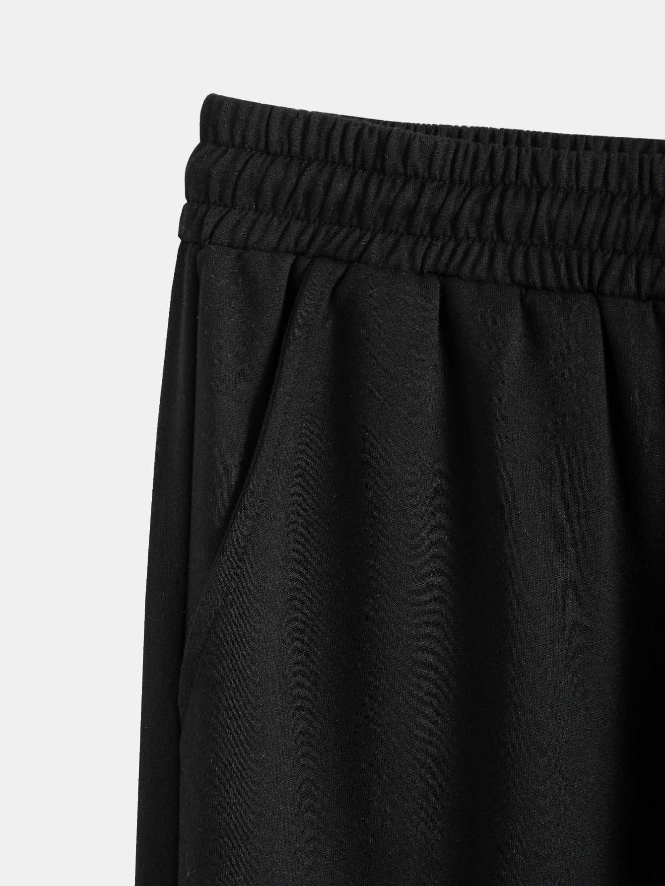 Trendy New Autumn and Winter Sweatshirt Sweatpants Set Mens Loose Casual Fit Sweatshirt Printed Long Sleeve Sweatshirt Set W251202