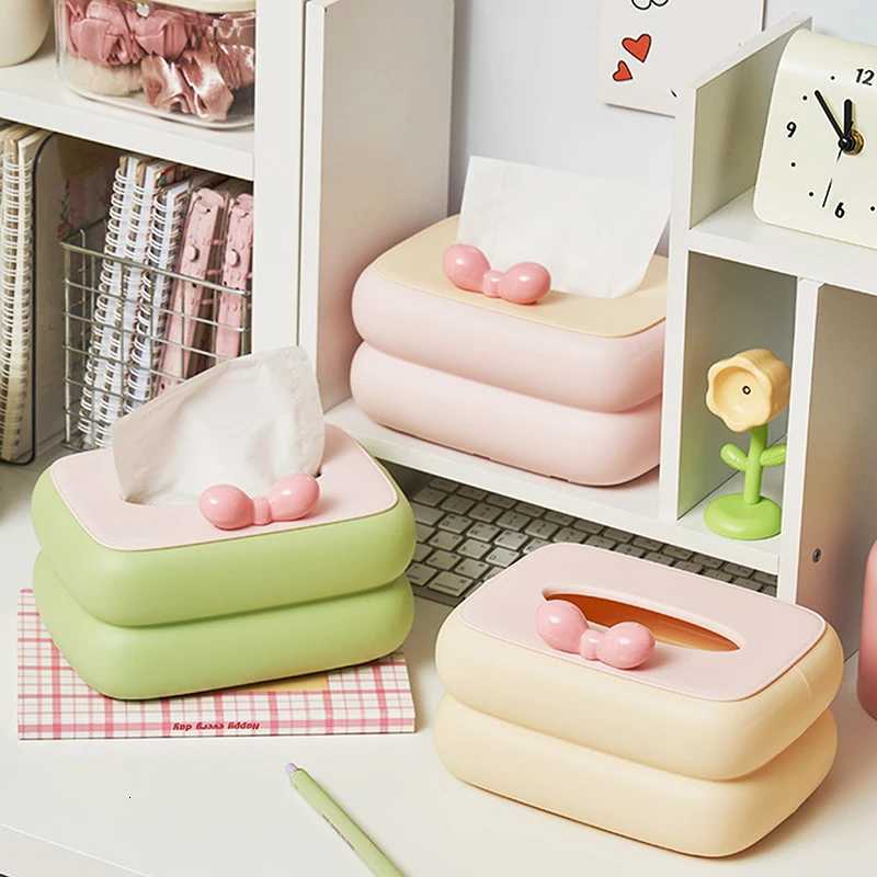 Colorf Tissue Box Organizer Desktop Napkin Holder Wall-Mounted With Lid Portable Design For Living Ro And Bedro Decor H251201