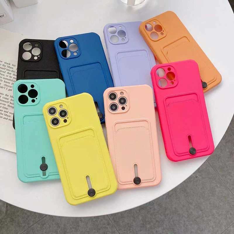 Phone Case For iPhone 17 Pro Max 16E 16 15 14 13 12 Mini 11 Pro Max Fashion Wallet Card Holder Soft TPU Phone Case Cover J251202
