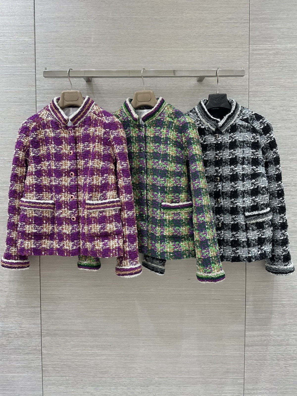 veste femme Tweed jackets womens designer jacket women Silk lining Coarse tweed jacket women jacket fleece jacket women womens jacket coat womens coat tweed jacket