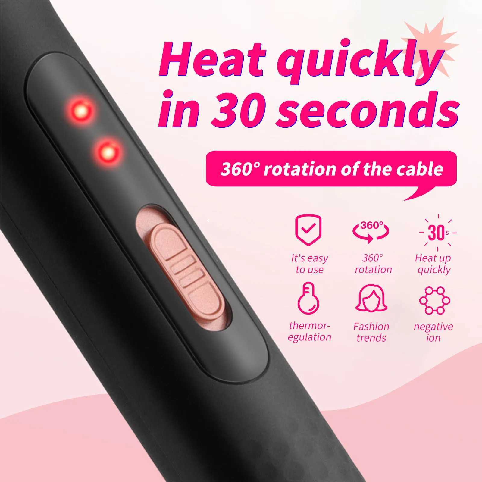 4-in-1 Curling Iron with Curling B Professional Hair Curler 9-32MM Hair StraightenerFast Heating Hair Styling Appliances C251202