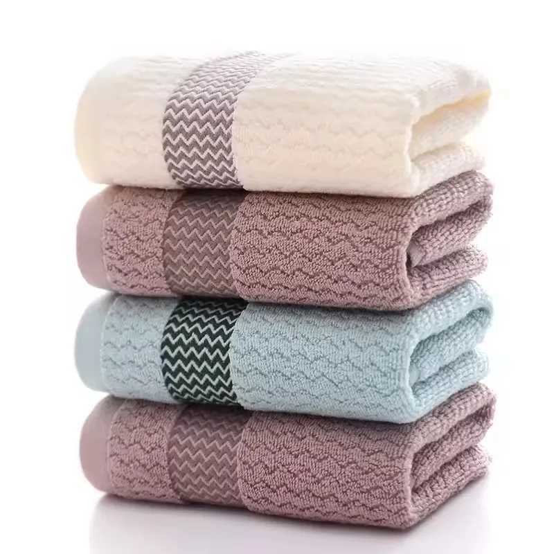 Towel Set of 2 Thickened Absorbent Cotton Towels Quick Dry Soft Face Towels Pure Cotton Quick Absorbent Towels for Home Bathing Y251202