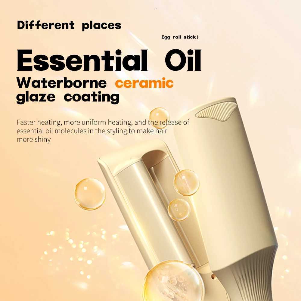 32mm Hair Wave Curling Iron Professional French Roll Hair Curler Corrugated Wavy Styler Fast Heating Volumizing Styling Tool C251202