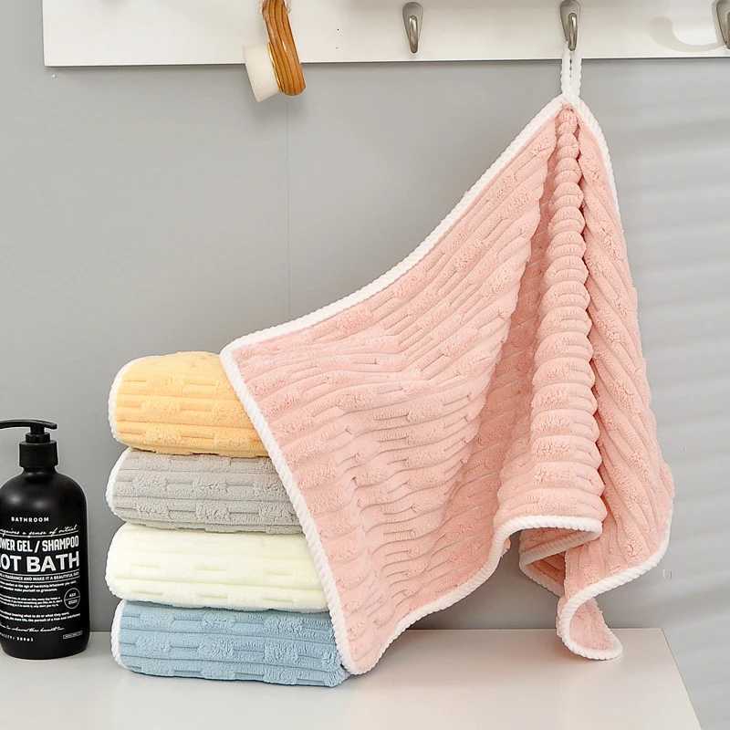 Towel bath towel two sets of soft absorbent bath with adult wrap thickened quick dry coral velvet for home Y251202