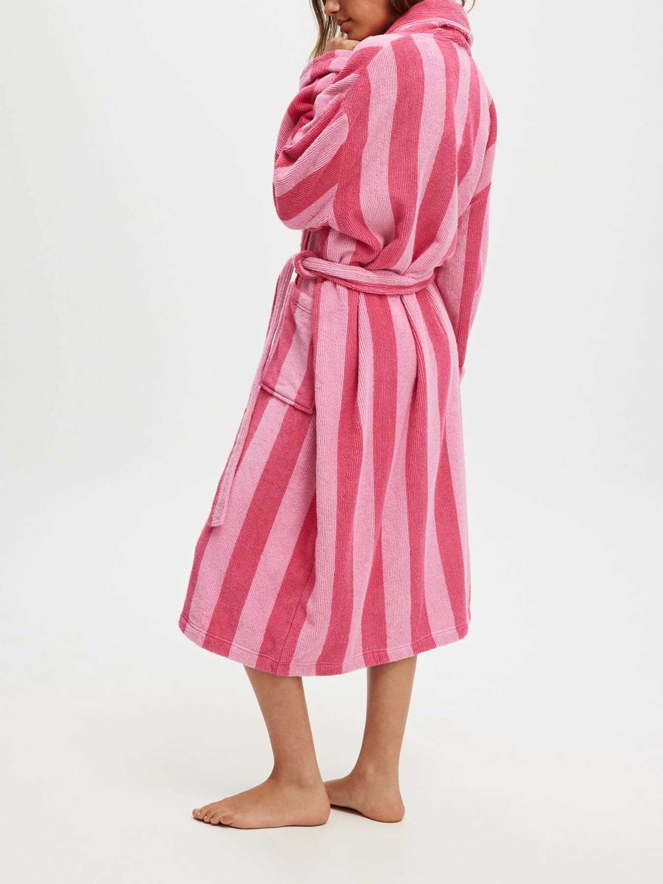 New Womens Lapel Bathrobe Autumn And Winter Models Facecloth Warm And Comfortable Long-Sleeved Robe Homewear Hot Sale S M L C251202