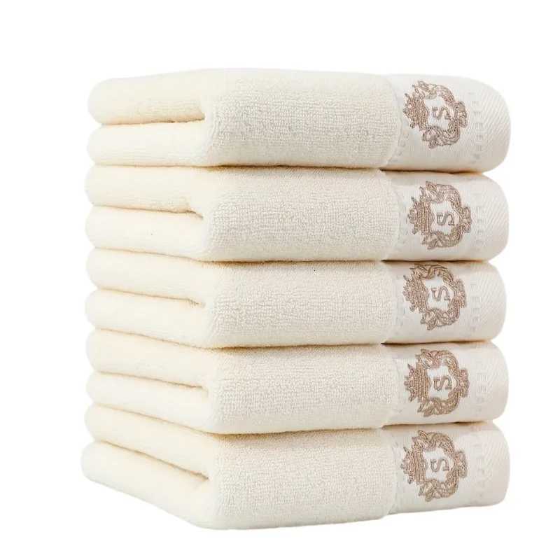 1/5/10PCS Cream Bathroom Cotton Towel 35x75cm 70x140cm Hand Face Big Bath Towel Soft Gift Absorbent Sport Absorbent Towel Y251202