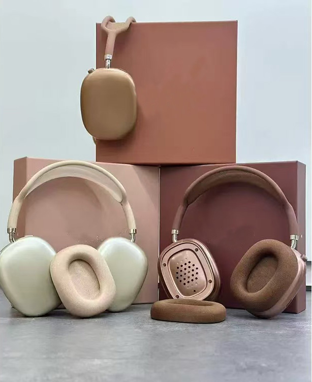 Kim Max Air Headphones Wireless Headphones Bluetooth Stereo HiFi Headset Outdoor Over Ear Sports Ear phone with Removeable Ear Cushions