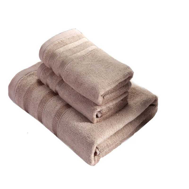 Bamboo Fiber Bath Towel Set Absorbent Adult Bath Towels Solid Color Soft Friendly Face Hand Shower Towel For Bathroom Washcloth Y251202