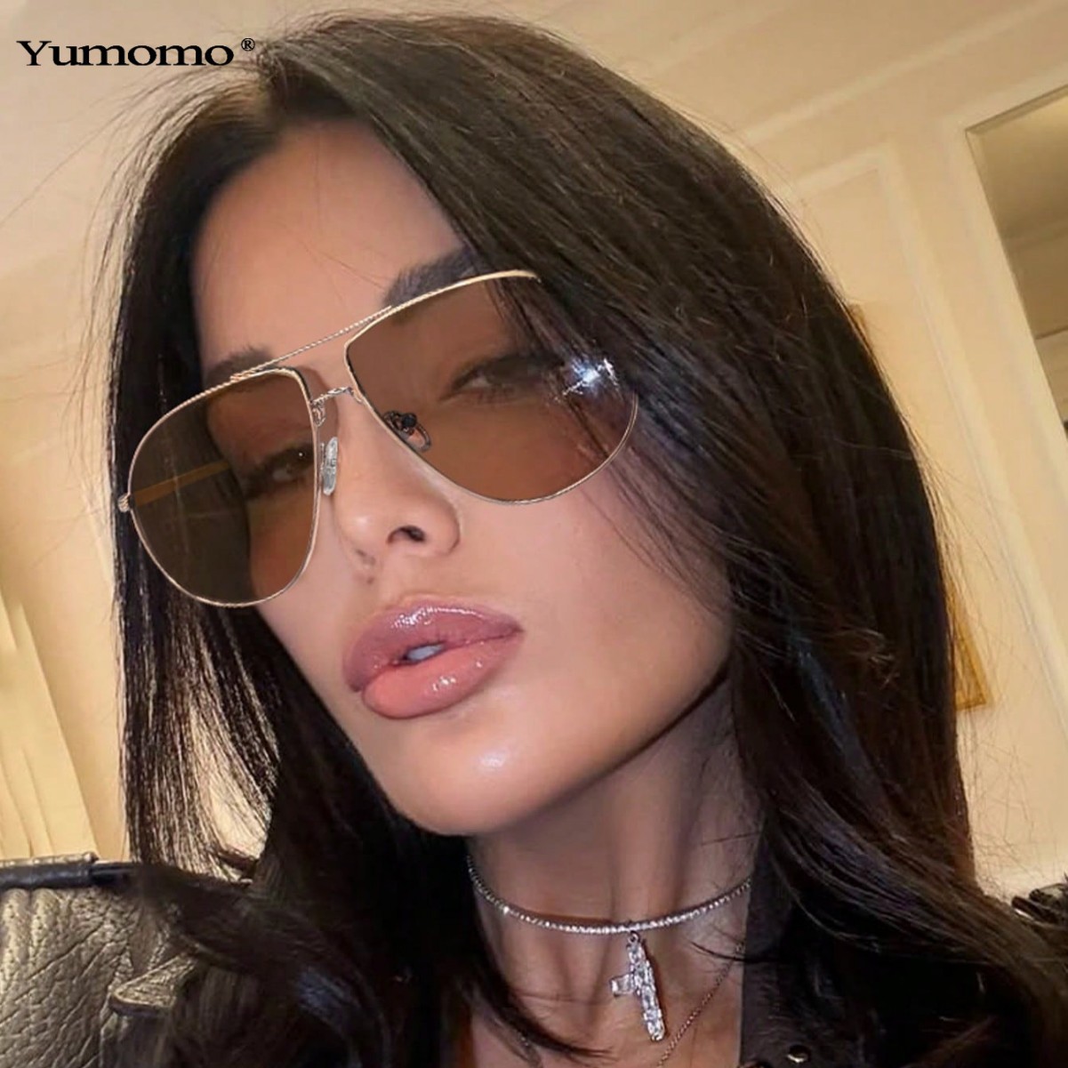 Designer Sunglasses For Men Women Oversized Sunglasses Fashion UV400 Protection Sunglasses Luxury Polarized Goggle Pilot Alloy Frame Eyewear P430