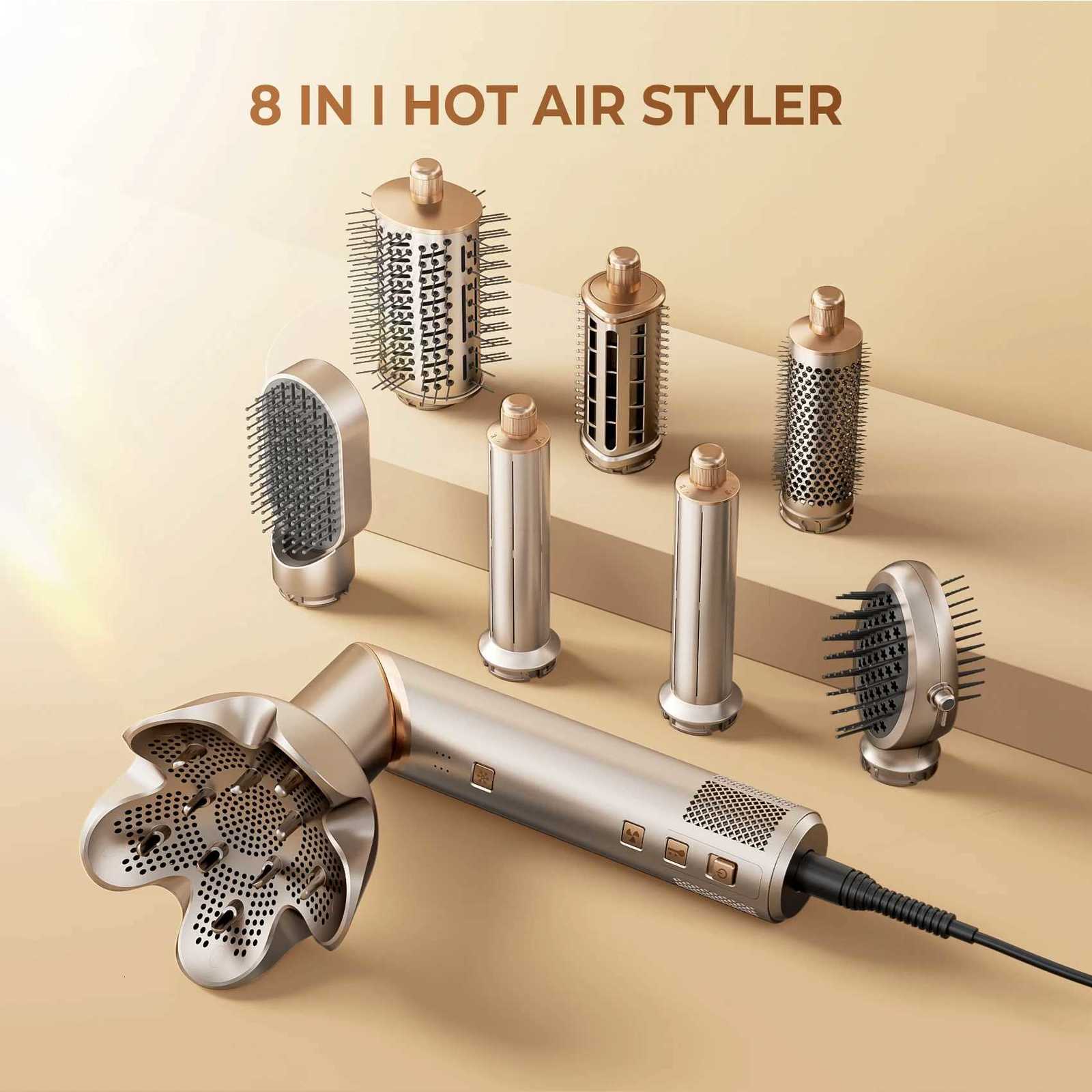 Hair Dryer 8 in 1 Hair Styler Tools Cplete Set Salon Bless Motor 110000rpm Professional Blower Dryerr With Cb C251202