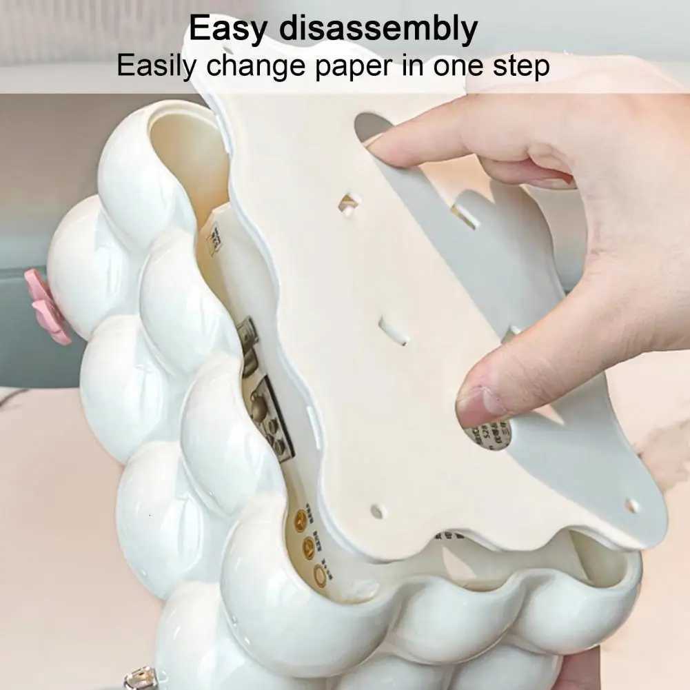 Tissue Container Luxury Tissue Box Holder With Capacity Spring Design Elegant Desktop Organizer For He Stylish Tissue Box H251201