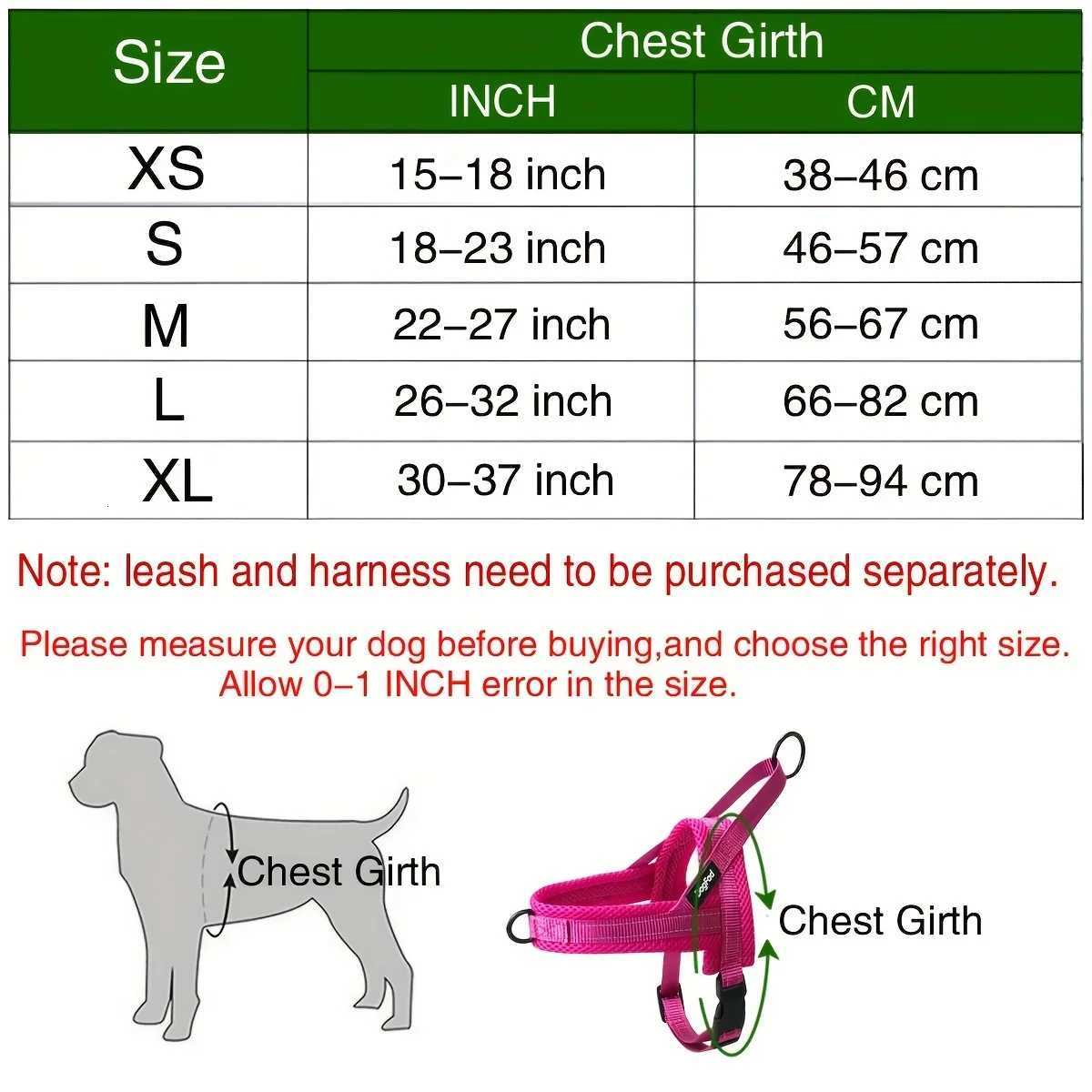 Reflective No-Pull Dog Harness - Adjustable Escape-Proof Vest for Small to Large Breeds Hand-Wash Only DogFad M251202 - view 3