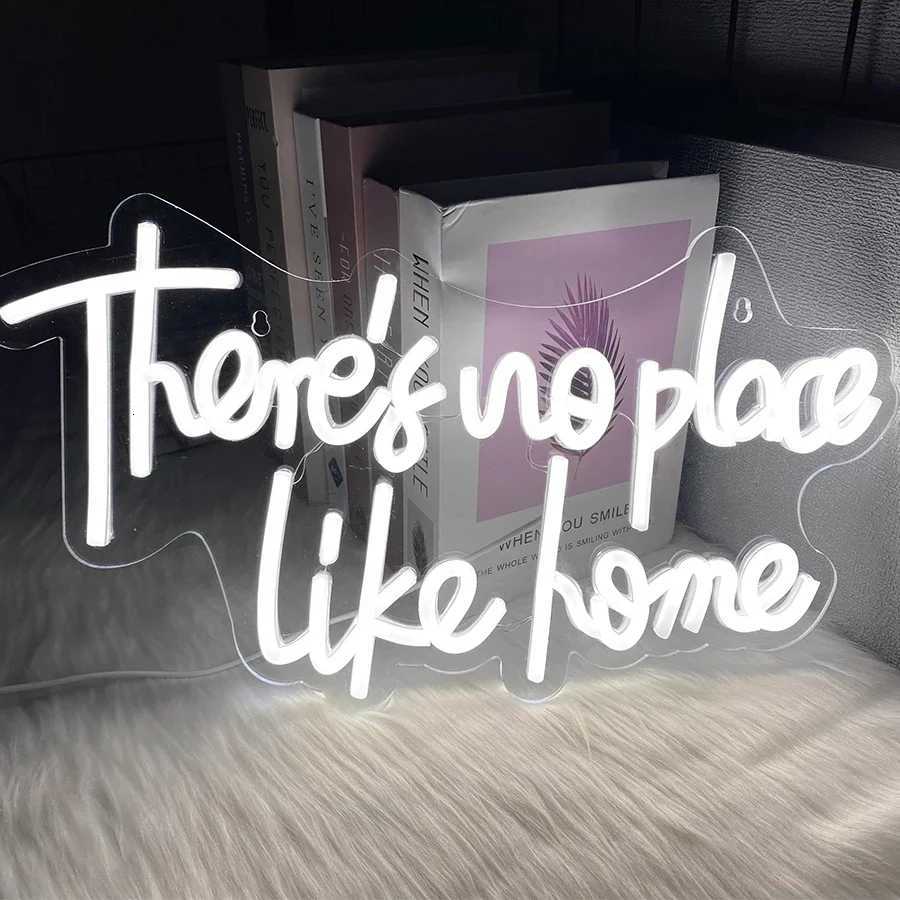ThereS No Place Like Home Neon Lights Warm White Led Neon Lights Weddings Family Gatherings Usb Connection Home Decoration H251201