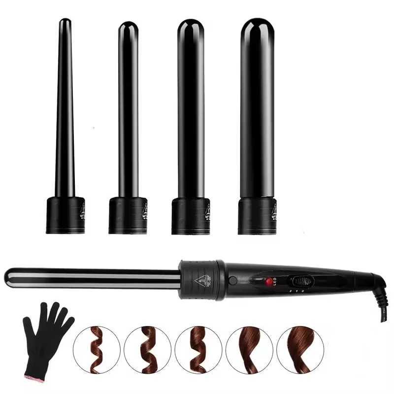 5-in-1 curling iron magic wand hair curling cb portable spring curling iron he salon-style hair curling tool C251202