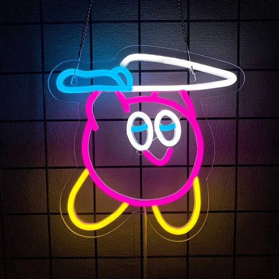 Animation Theme Neon Sign Cartoon Characters Led Luminous Icon Wall Lamp Usb Powered Game Room Bedroom Club Man Cave Decor H251201
