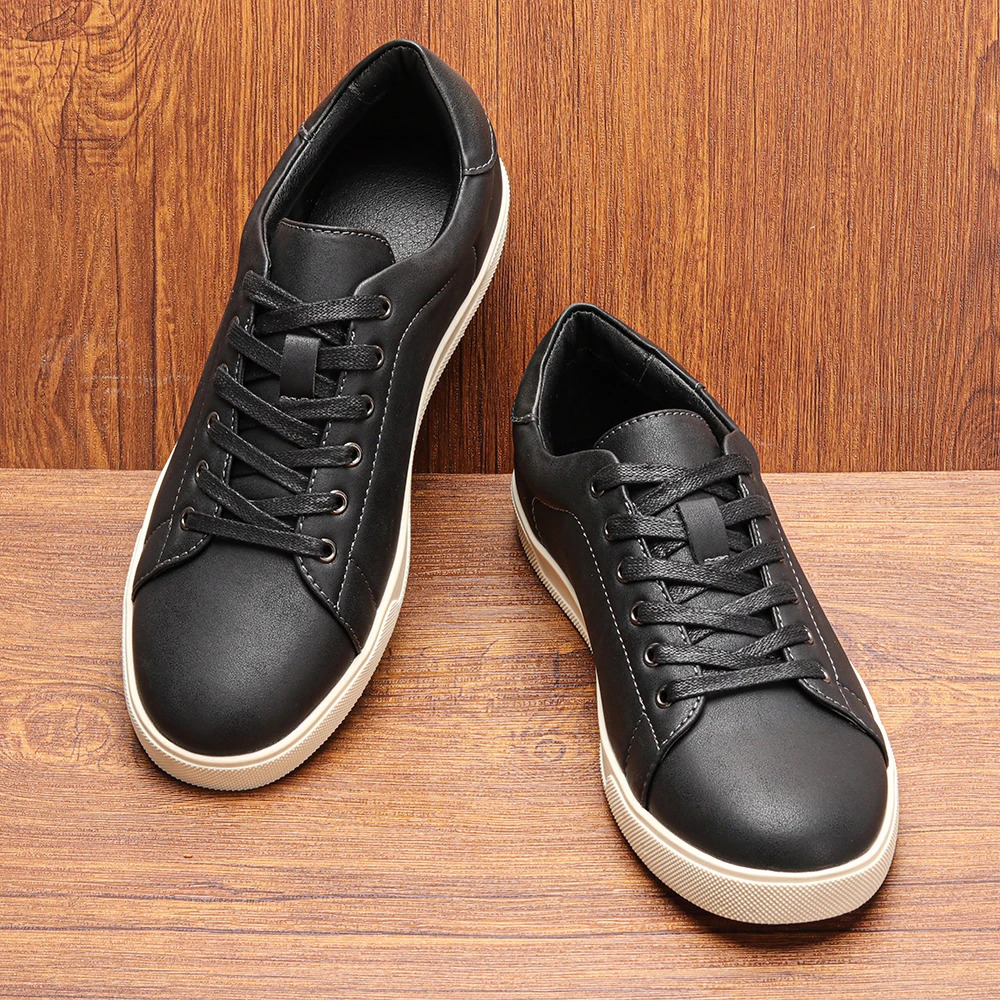 40- men casual shoes 2024 fashion comfortable leather shoes men 251201