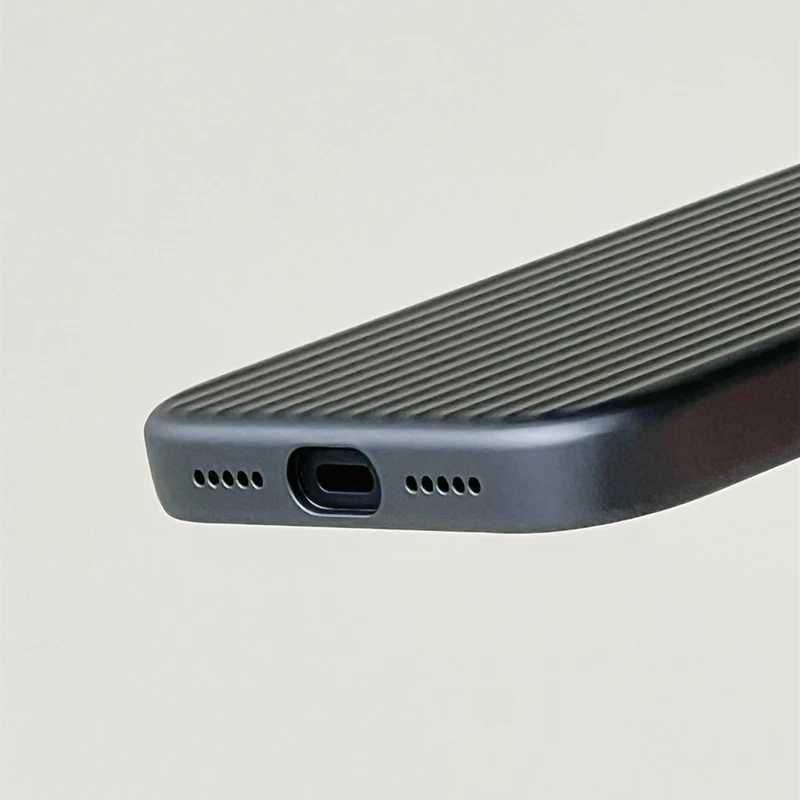 Fashion Plating 3D Luggage Stripes for Phone Case for IPhone 17 16 15 14 Pro Max Shockproof Wireless Charge Matte Cover J251202