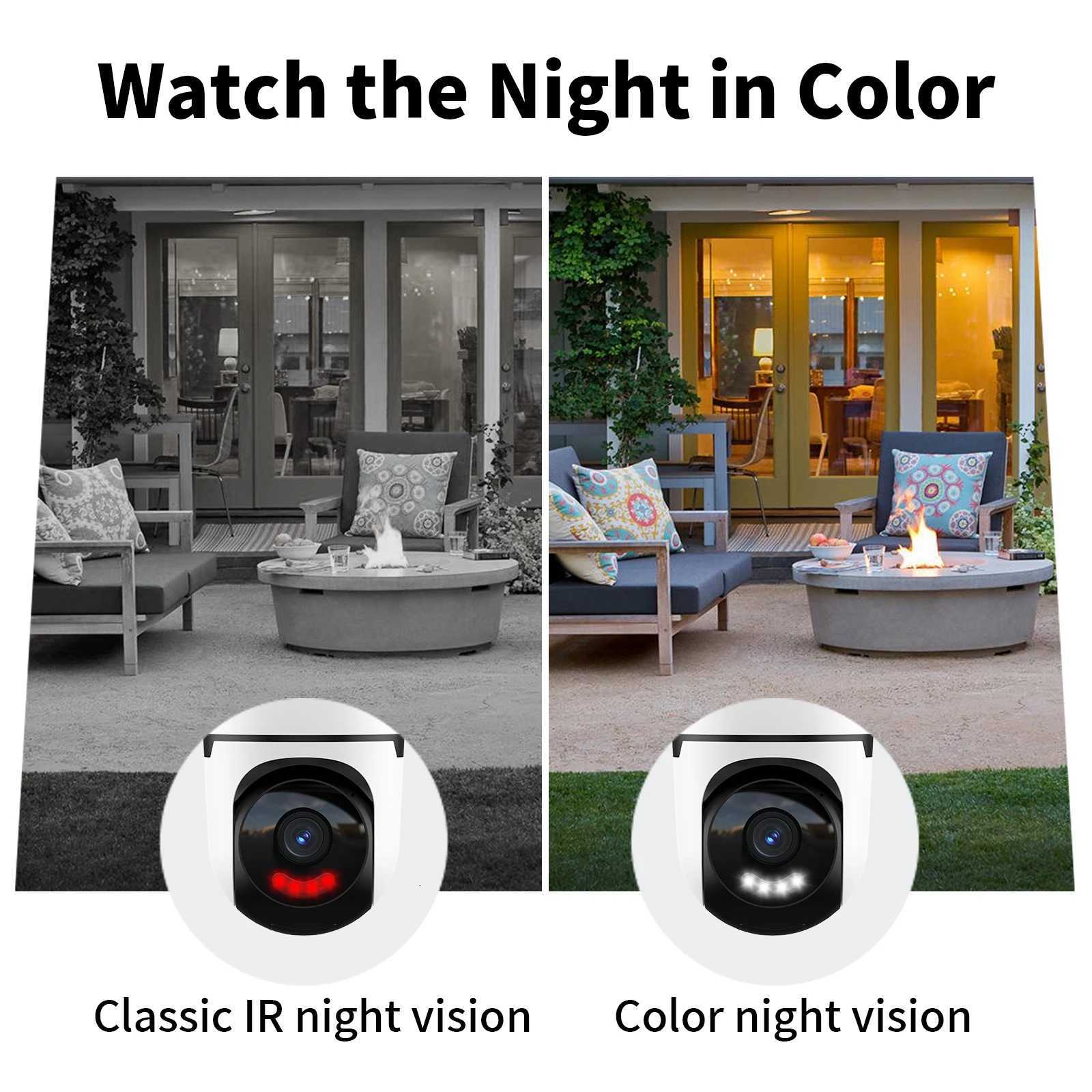 2MP PTZ WiFi Camera Outdoor Wireless Security De Camera Motion Detection 2-Way Au Surveillance CCTV Camera for Baby C251202