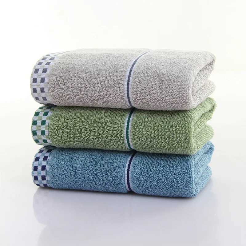 1/3 Bath Towel - 100 Cotton Thickened Extra-Large Highly Absorbent Adult Bathing Beach Use Quick-Drying Household Y251202