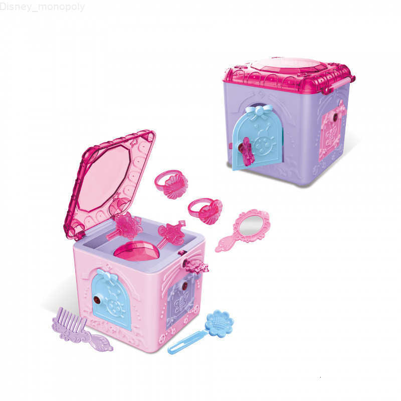 Disney Girls Pretend Play Accessories Toys Surprise Treasure Chest Unlocking Treasure Box Childrens Toys Export H251202