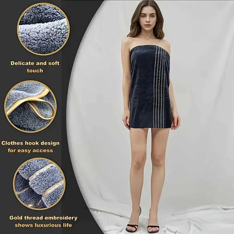 3pcs Ultra-Soft Coral Bath Towel Set - Quick-Dry Luxury Spa Gym Towels Large Bath Sheets Lightweight Highly Absorbent Y251202