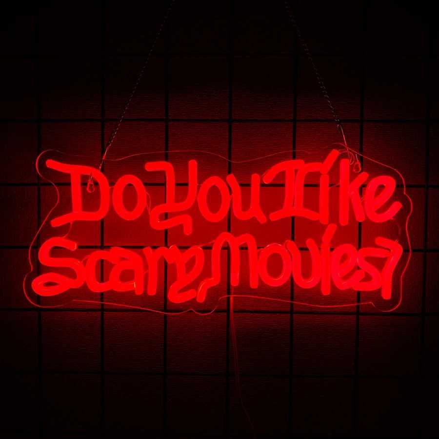 Halloween Theme Neon Signs Led Letter Icons Used For Room Horror Cinema Haunted House Adventure Bar Club Wall Decor H251201
