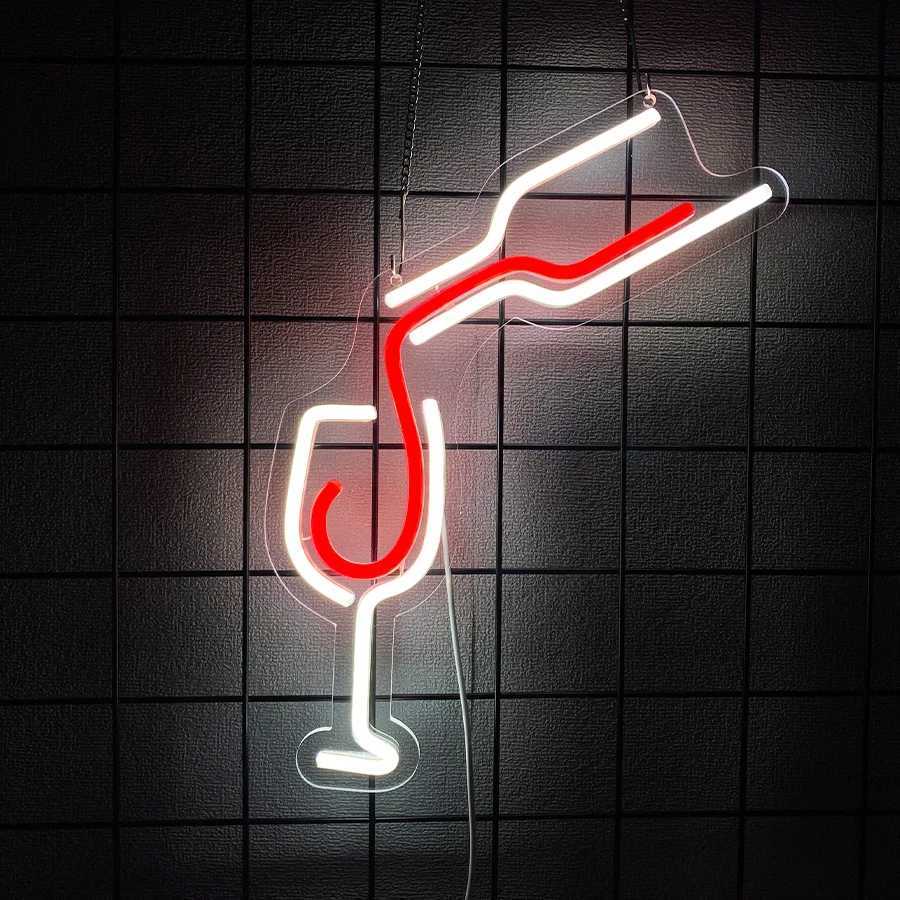 Neon Sign Of Beer Bar Theme Led Icon Of Beer Cup Usb Powered Used For Family Gatherings Bars Restaurants Man Caves Decor H251201