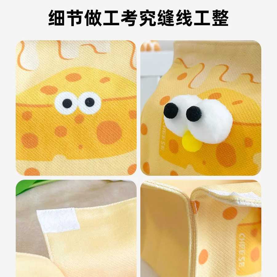 Surprised cheese tissue box cute cartoon drawer box living ro dining ro simple tabletop fabric tissue bag H251201