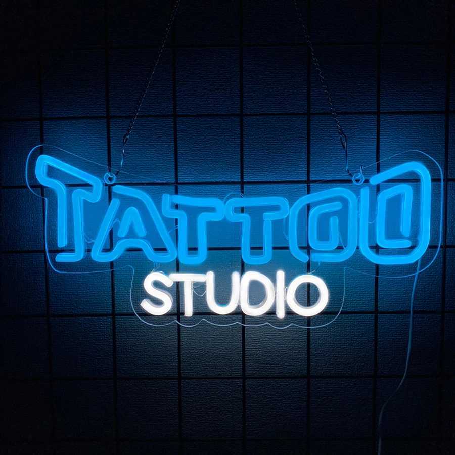 Tattoo Led Neon Sign Used For Tattoo Salon Studio Business Bedroom Beer Bar Garage Man Cave Decor Tattoo Lovers Gifts H251201