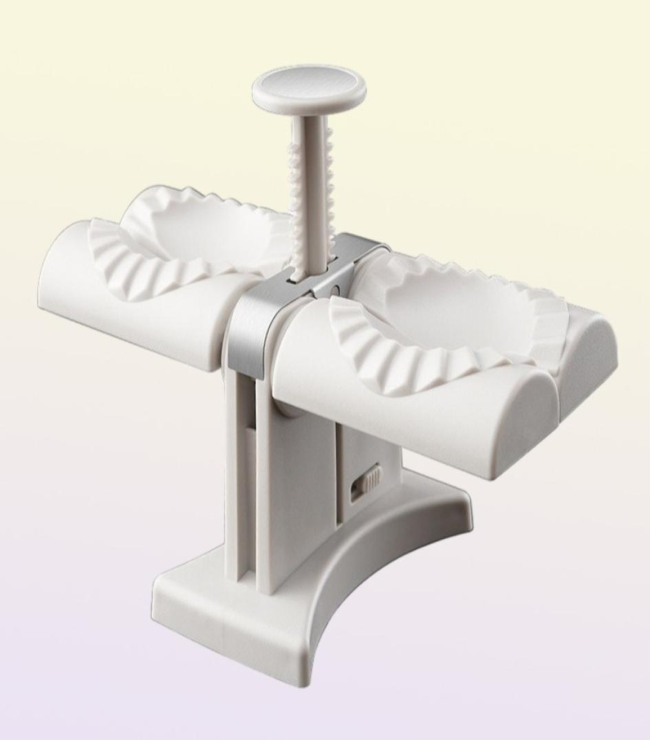 Other Kitchen Tools Double Head Fully Automatic Dumpling Maker Mould Quickly Make Dumplings Empanadas Ravioli Making Mould Kitchen7887807