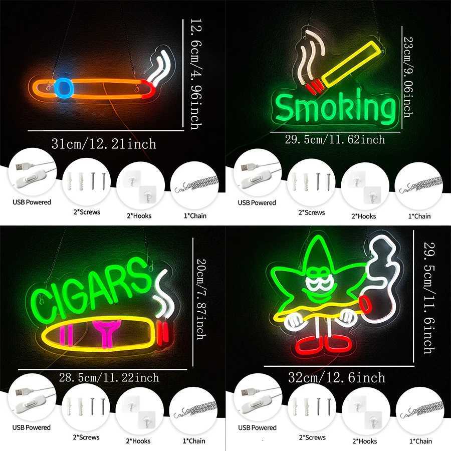 Tobacco Series Neon Signs Wall Business Decor Usb Powered Used In Clubs Bars Man Caves Shops Art Wall Lamps Easy To Hang H251201