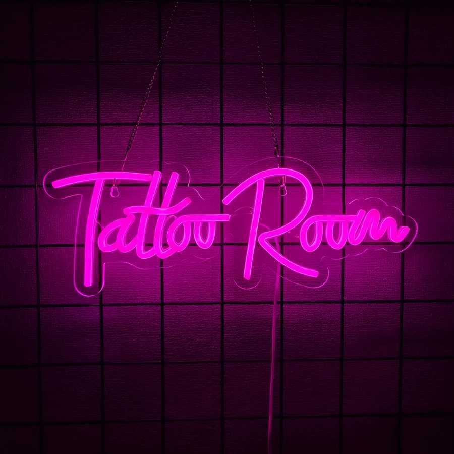 Tattoo Series Neon Signs Hand-Made Led Letter Icons Usb Powered Used For Room Clubs Bars Tattoo Studios Man Caves Decor H251201