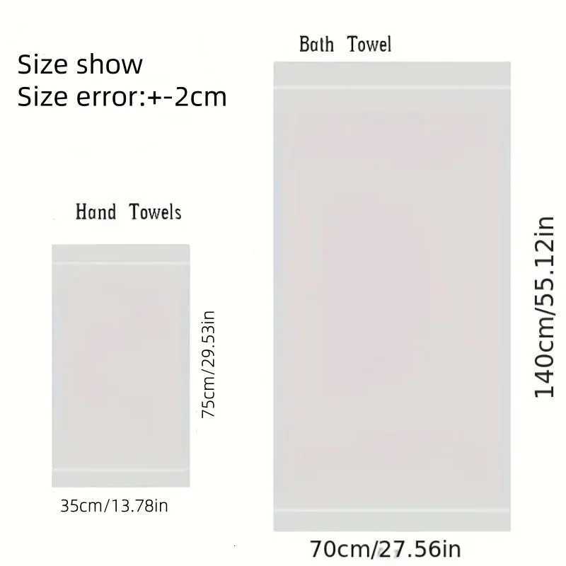 1/5/10PCS Cream Bathroom Cotton Towel 35x75cm 70x140cm Hand Face Big Bath Towel Soft Gift Absorbent Sport Absorbent Towel Y251202