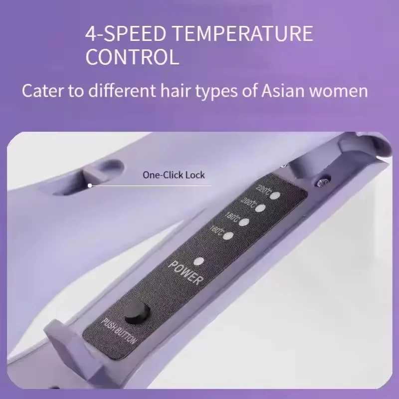 32mm portable hair curler negative ion hair curler adjustable temperature wavy ceramic rapid heating hair styling tool C251202