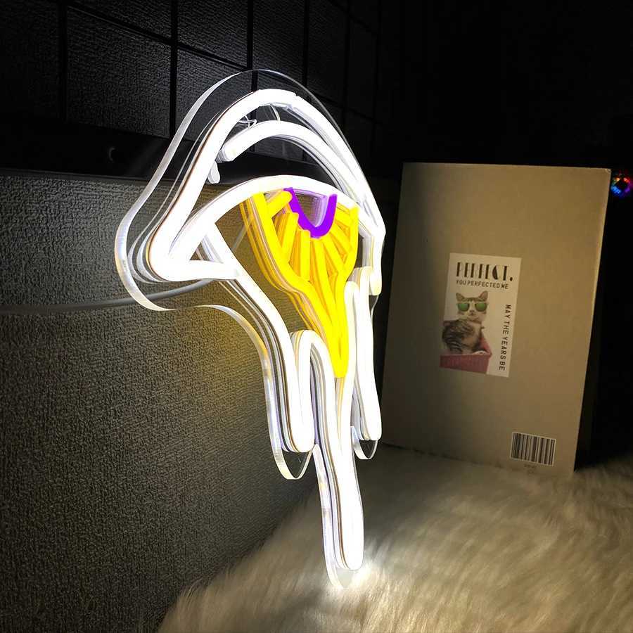 Animation Neon Sign Evil Melting Eyes Personality Icon Used For Bedroom Game Room Bar Club Party Man Cave Wall Decor H251201