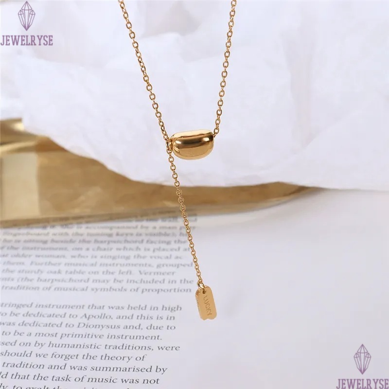 18k gold stainless steel designer necklace for woman party lucky pendant luxury silver necklaces chain choker jewelry women birthday valentines day fa