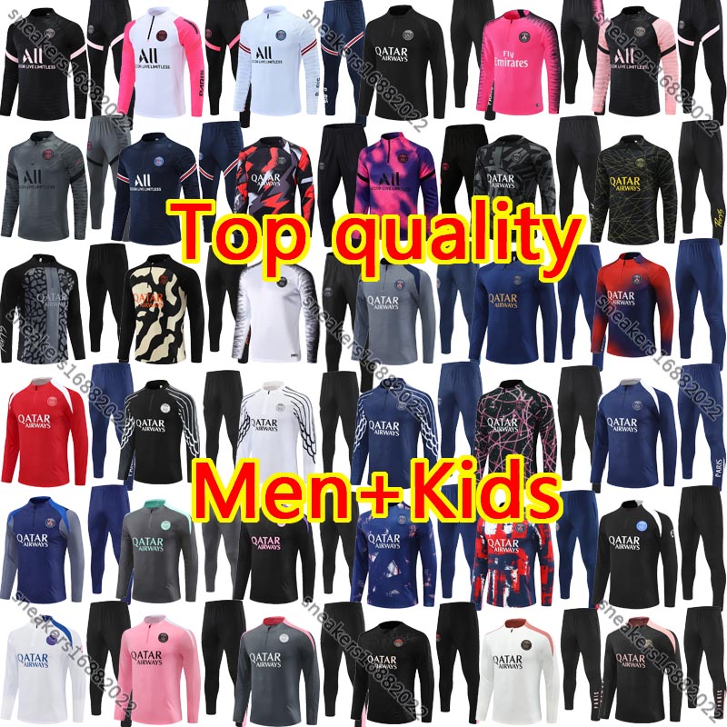 2025 26 pPSG tracksuit Paris tracksuit training chandal 21 22 23 24 25 26 survetement tuta retro futbol psgES tracksuits Soccer football tracksuit kid men kids kit