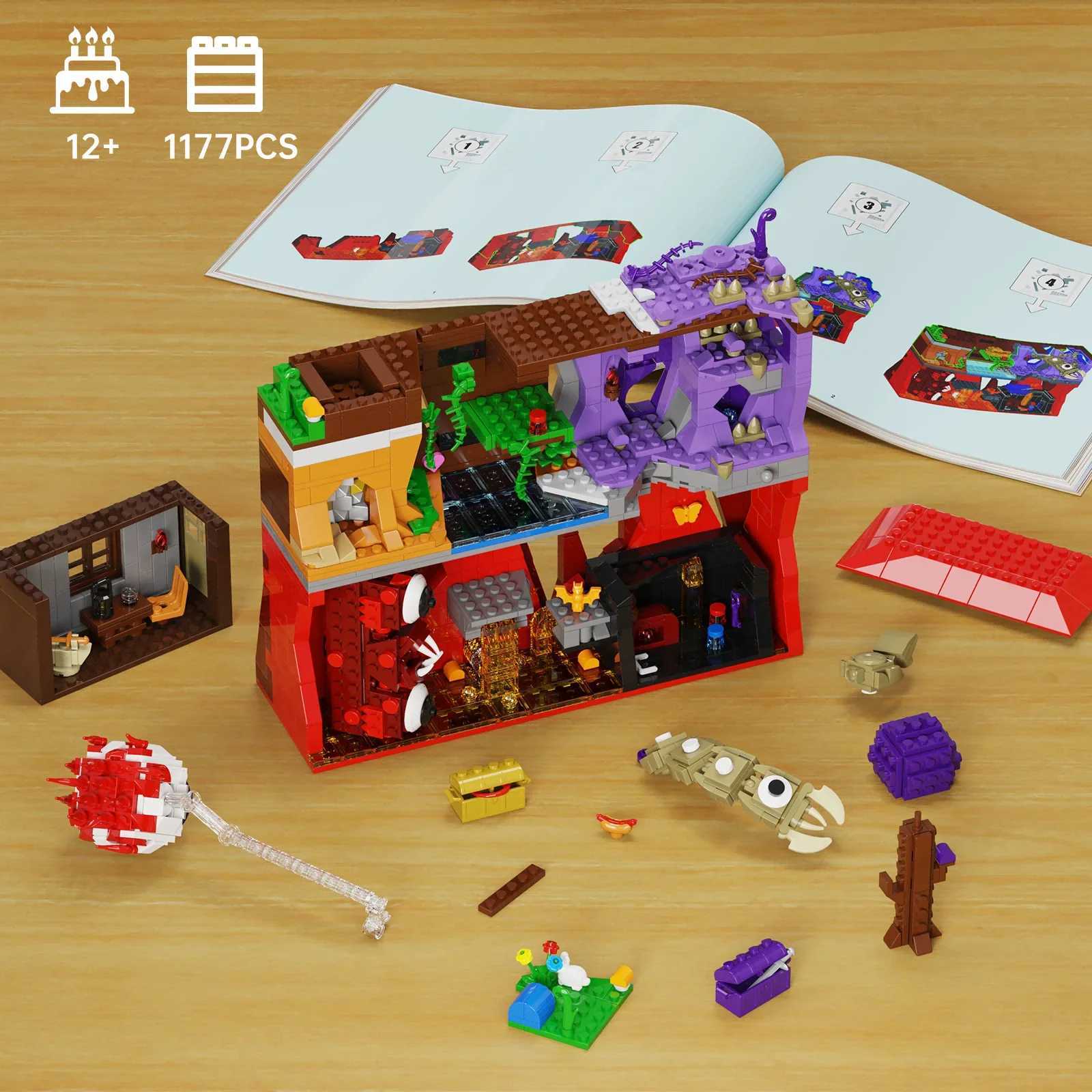 Eye of Cthhu House Wall of Flesh Building Blocks Game Map Adventure Bricks Toys Halloween Decoration for Kids C251203