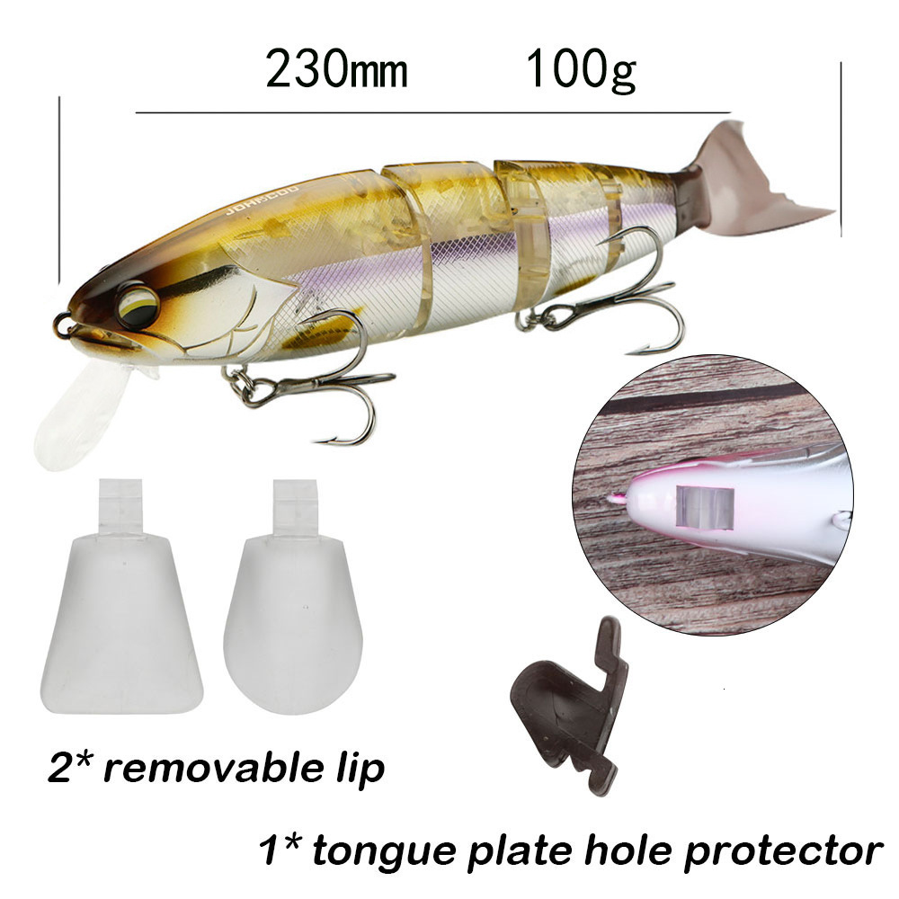 Baits Lures Swimming Bait Jointed Fishing Lure Floating Hard bait with Jerk Fishing Lure For Big Bait Bass Pike Minnow Lure High Quality 230403