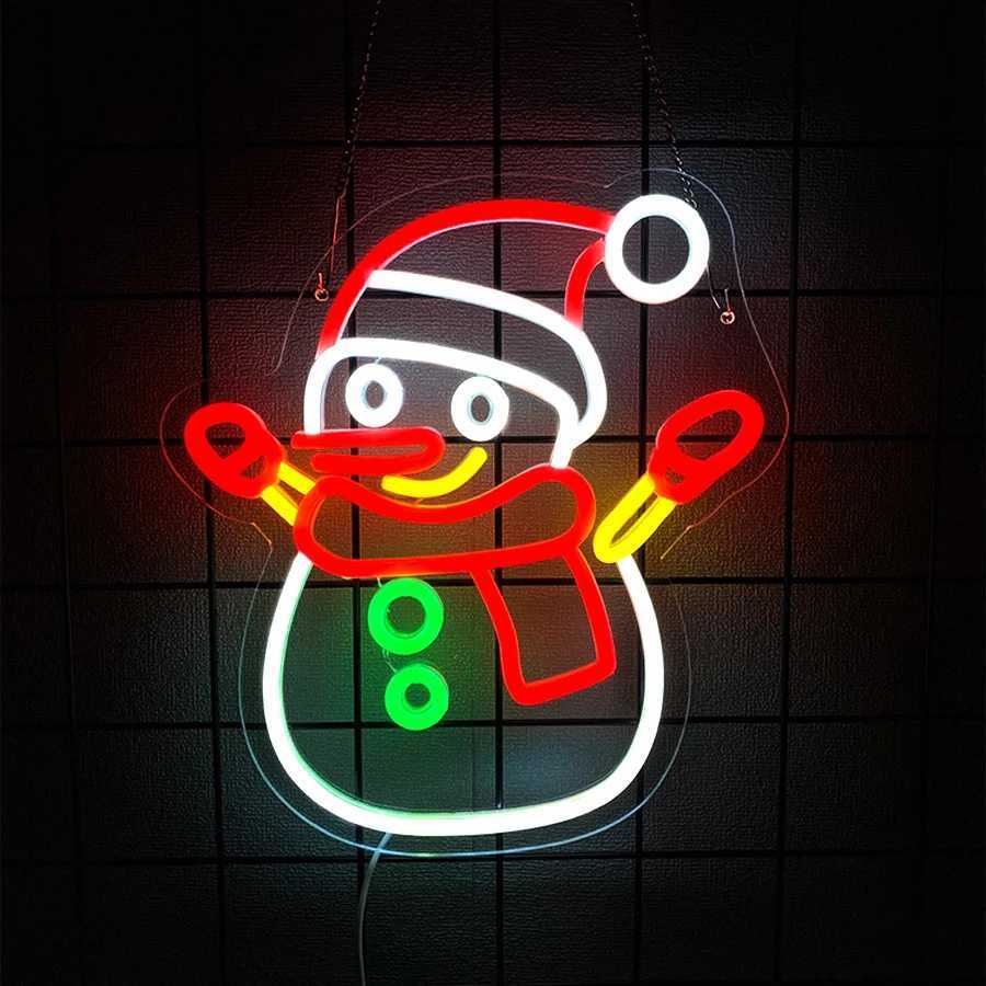 Christmas Led Neon Sign Used For Bedroom Christmas Bar Man Cave Club Party Shop Window Art Decor Gifts Usb Powered H251201