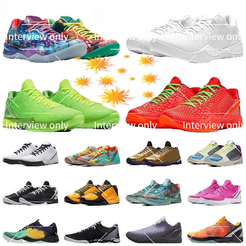 Designer Mamba 9 8 6 5 4 Protro Reverse Grinch Basketball Shoes Pink X-Ray Aqua Men Women Toddler Trainers Sports Sneakers Big