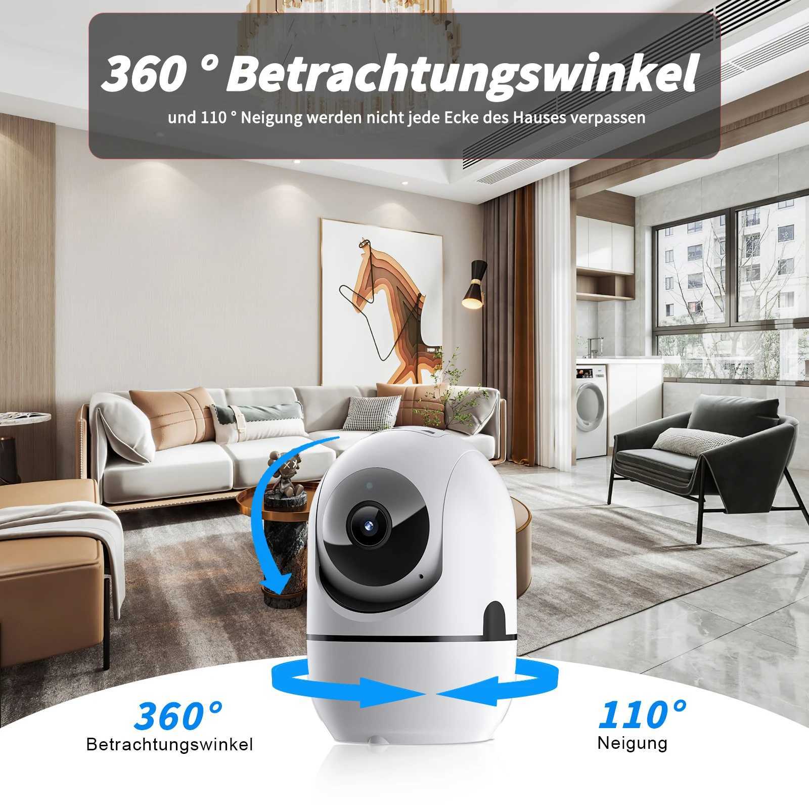 WESECUU 1080P HD He Security Cameras Security Protection Indoor Wireless WIFI 24G Wi-Fi Two-Way Talk C251202