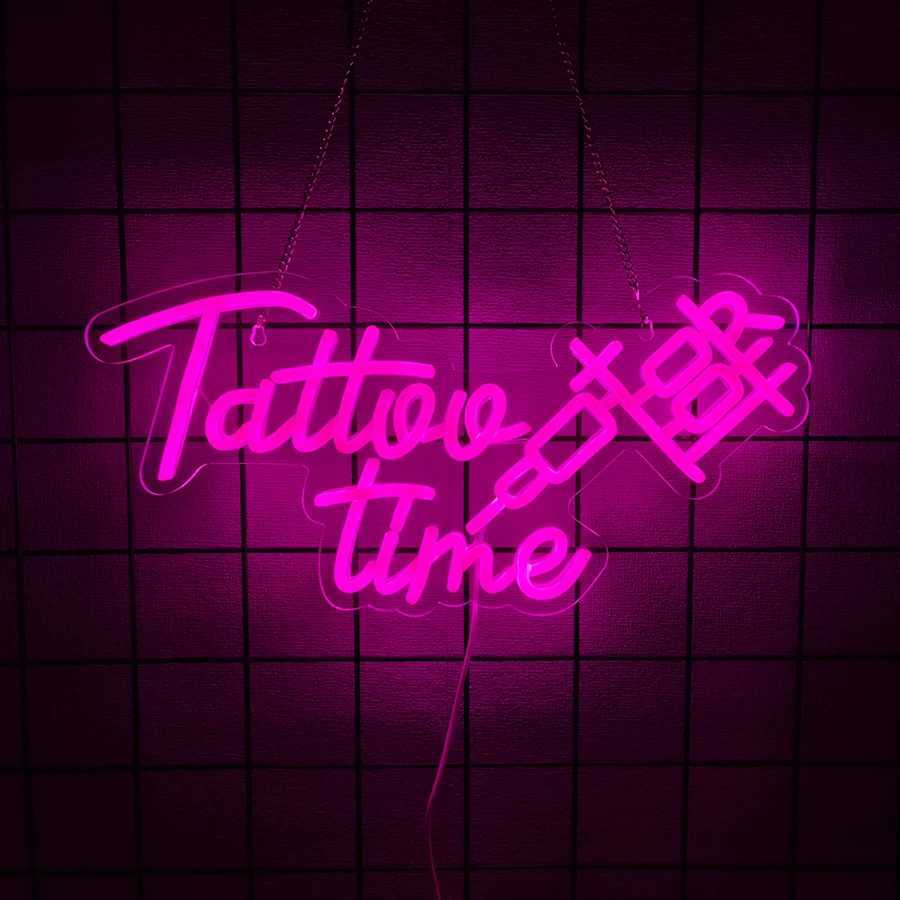 Tattoo Series Neon Signs Hand-Made Led Letter Icons Usb Powered Used For Room Clubs Bars Tattoo Studios Man Caves Decor H251201