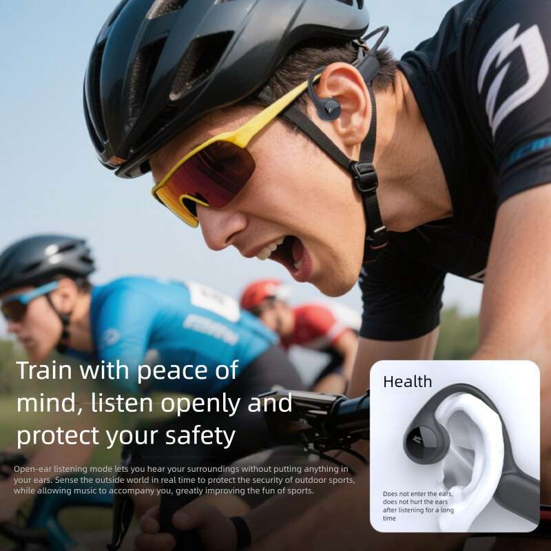 Famous Brand Cross Border B Bone Conduction With GB Memory Long Battery Life Music Listening Sports Running Swimming Bluetooth Headphones