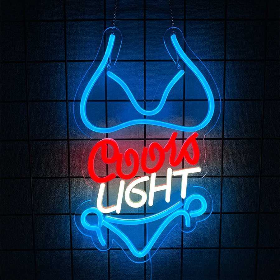 Crs Light Neon Sign Beer Bar Business Sign Wall Lamp Usb Powered Used For Clubs Bars Restaurants Parties Man Caves Decor H251201